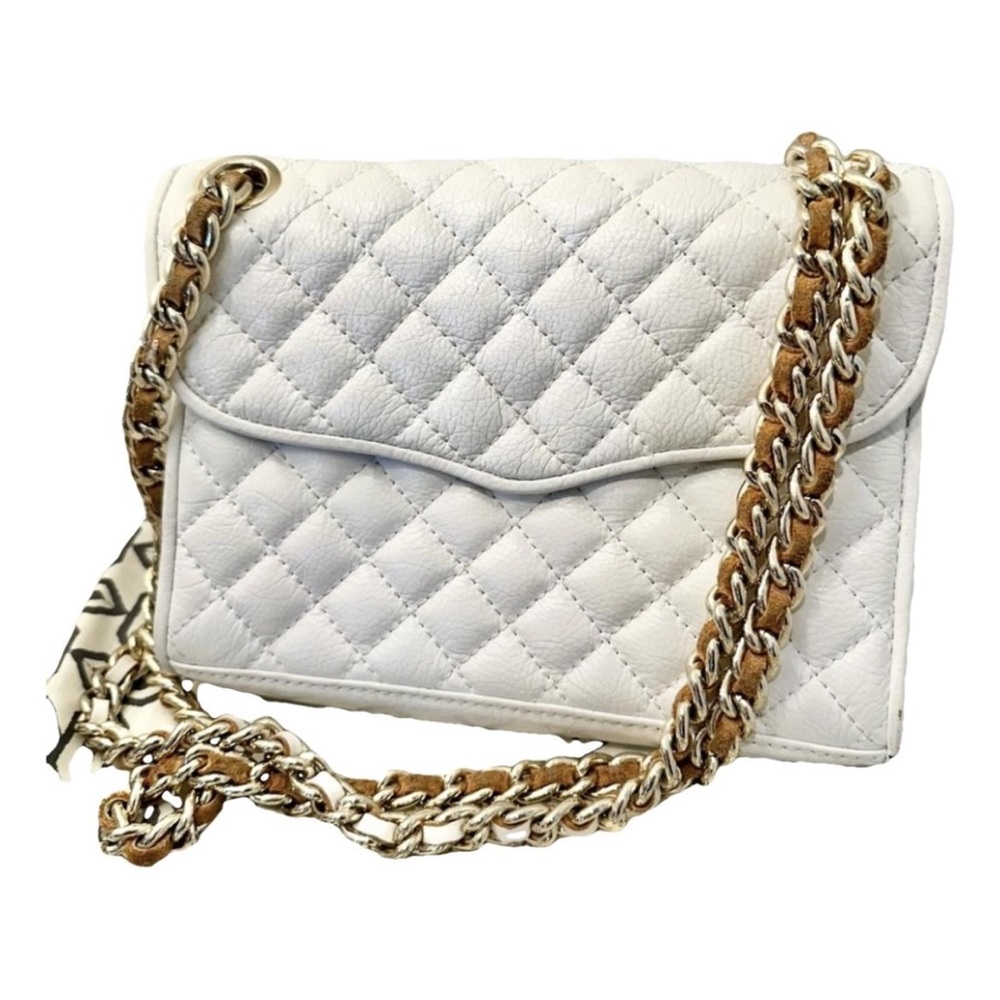 Rebecca Minkoff Mini Affair White Quilted Crossbody Bag 🤍